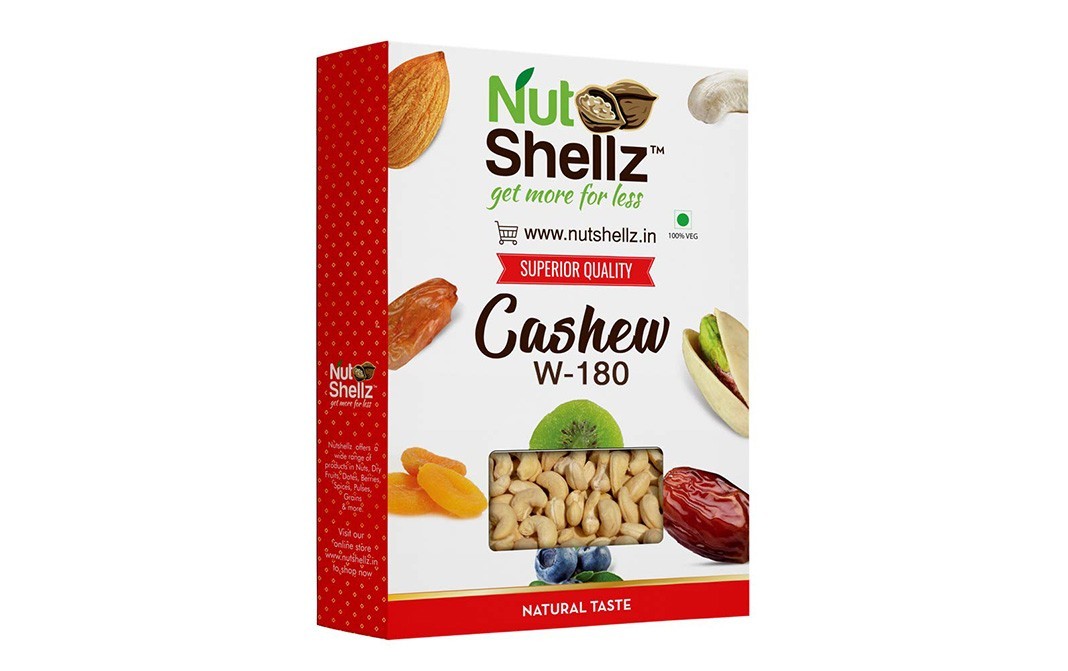 Nutshellz Cashew W-180    Box  900 grams